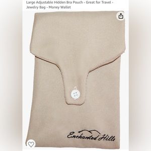 hidden wallet used for travel, brand new-never used